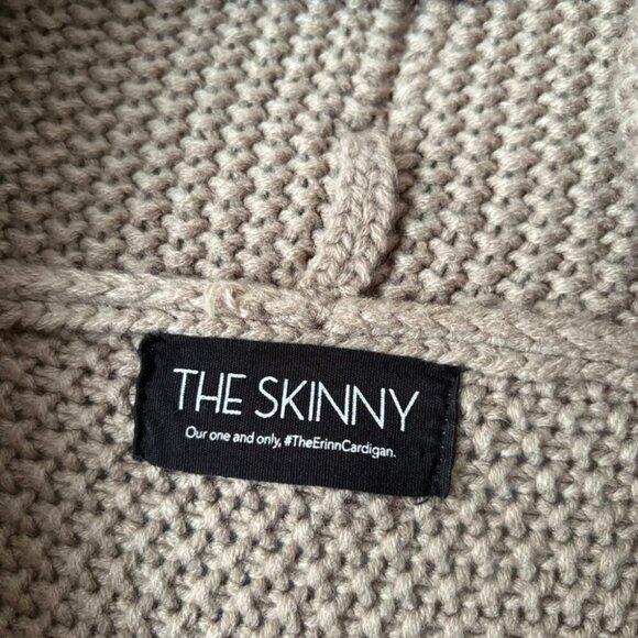 The Skinny Erinn Knit Cardigan Brown Taupe  OS - Picture 9 of 10